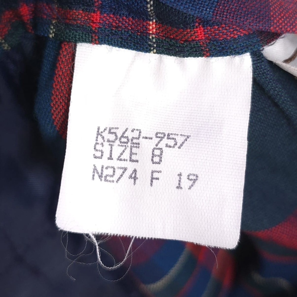 PENDLETON Plaid 100% Virgin Wool Skirt Knee Lenght Vintage USA Made Size 8 Check - Picture 11 of 11